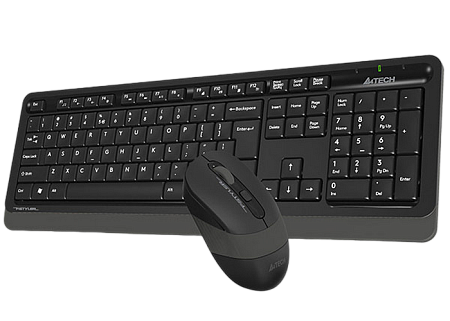 Клавиатура и мышь A4Tech FG1010S, Беспроводное, Серый