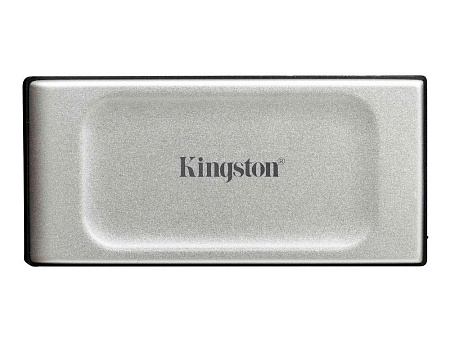 Внешний портативный SSD накопитель Kingston XS2000, 2 ТБ, Серебристый (SXS2000/2000G)