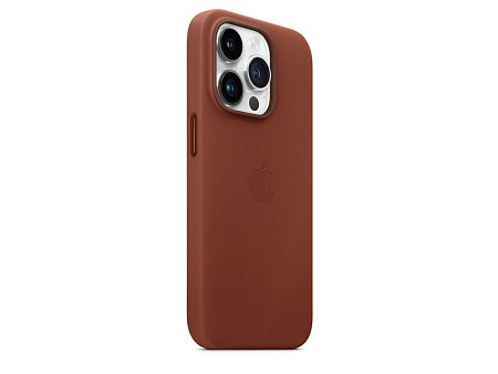 Чехол Apple iPhone 14 Pro Leather Case with MagSafe, Коричневый
