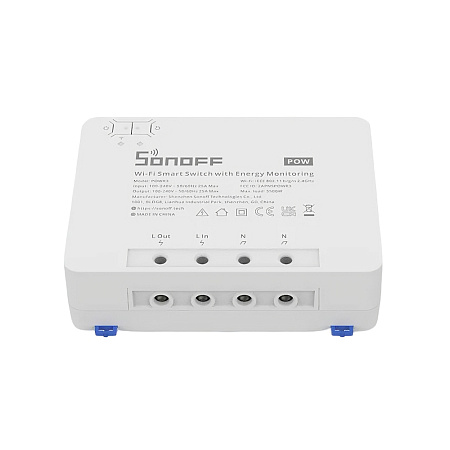 Sonoff Wi-Fi High Power Smart Switch with Energy Monitoring POWR3 25A Sonoff Wi-Fi High Power Smart Switch with Energy Monitoring POWR3 25A