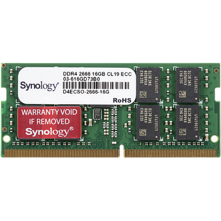 Оперативная память SYNOLOGY D4ECSO-2666-16G, DDR4 SDRAM, 2666 МГц, 16Гб, D4ECSO-2666-16G