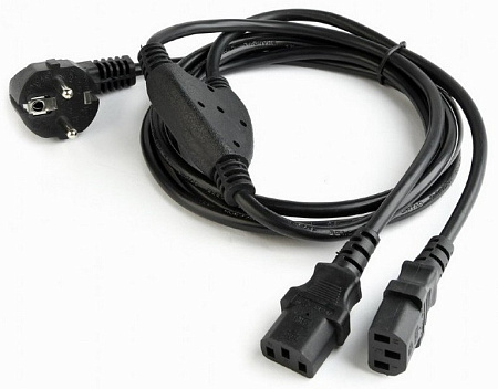 Шнур питания Cablexpert PC-186-ML6, 2 м, Чёрный