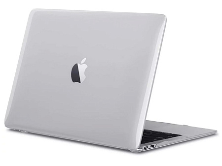 Чехол для ноутбука Tech Protect Smartshell Macbook Air 13 (2018-2020), 13.3", Поликарбонат, Crystal Clear