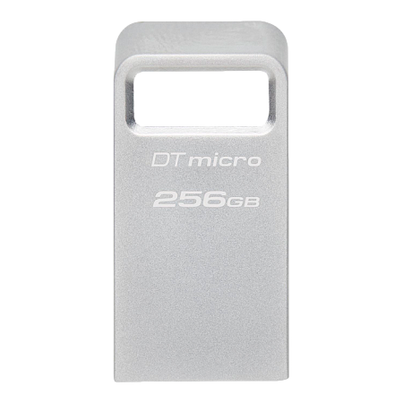 USB Flash накопитель Kingston DataTraveler Micro, 256Гб, Серебристый