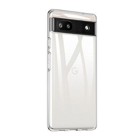 Helmet Case TPU Soft Pixel 6A, Clear