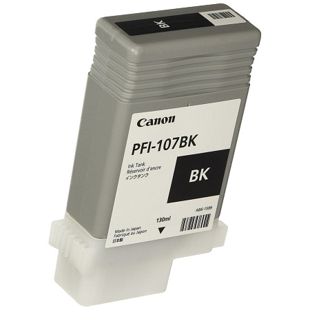 Картридж чернильный Canon PFI-107, 130мл, Черный