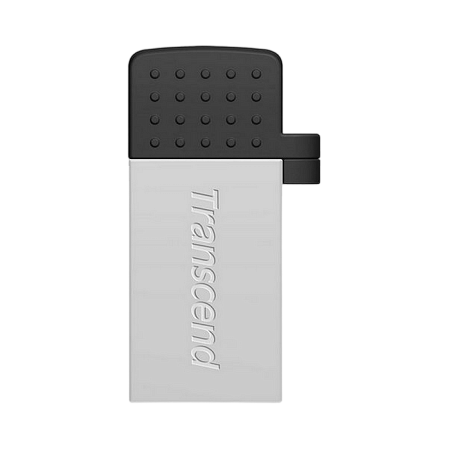 USB Flash накопитель Transcend JetFlash 380, 8Гб, Серебристый