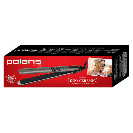 Выпрямитель для волос Polaris PHS 2405K, Серый