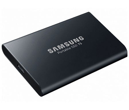 Внешний портативный SSD-накопитель Samsung Portable SSD T5,  2 TB, Чёрный (MU-PA2T0B/WW)