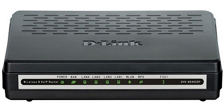 VoIP-маршуризатор  D-Link DVG-N5402SP/1S, Чёрный
