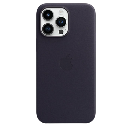 Чехол Apple iPhone 14 Pro Max Leather Case with MagSafe, Фиолетовый