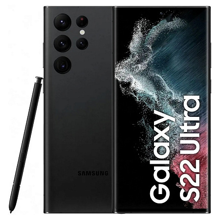 Смартфон Samsung Galaxy S22 Ultra, 12Гб/512Гб, Чёрный