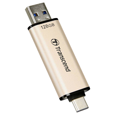 USB Flash накопитель Transcend JetFlash 930C, 128Гб, Золотистый