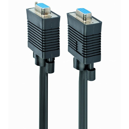 Видео кабель Cablexpert CC-PPVGAX-6B, VGA D-Sub (M) - VGA D-Sub (F), 1,8м, Чёрный