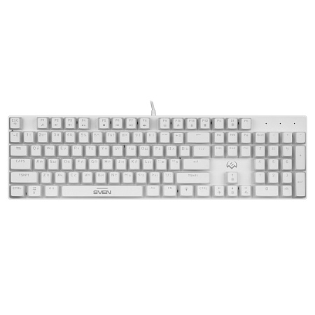 Механическая игровая клавиатура SVEN KB-G9200 RGB / USB / 1.8m / White