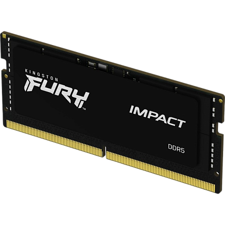 16GB DDR5-6000MHz SODIMM Kingston FURY Impact (KF560S38IB-16), CL38, 1.35V, Intel XMP 3.0, Black 16GB DDR5-6000MHz SODIMM Kingston FURY Impact (KF560S38IB-16), CL38, 1.35V, Intel XMP 3.0, Black