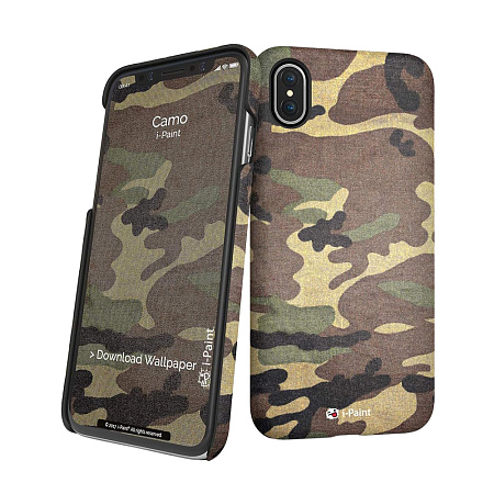 I-Paint Case Hard iPhone X/Xs Camo