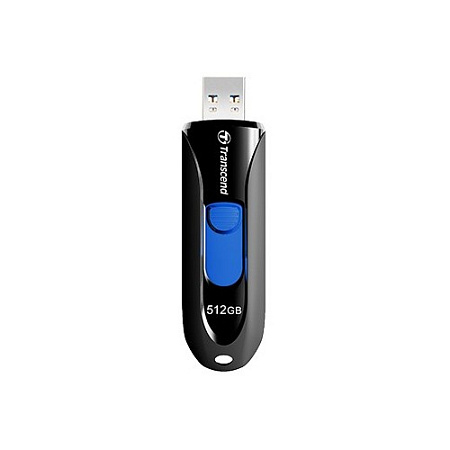 USB Flash накопитель Transcend JetFlash 790, 512Гб, Черный/Синий