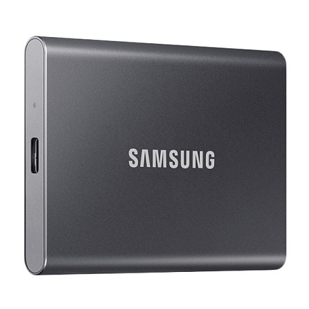 Внешний портативный SSD-накопитель Samsung Portable SSD T7,  2 TB, Grey (MU-PC2T0T/WW)