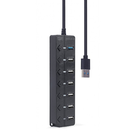 USB-концентратор Gembird UHB-U3P1U2P6P-01, Чёрный