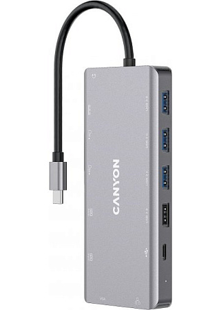 USB-концентратор Canyon CNS-TDS12, Серый