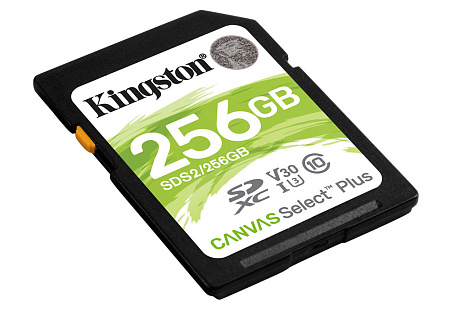 Карта памяти Kingston Canvas Select Plus, 256Гб (SDS2/256GB)