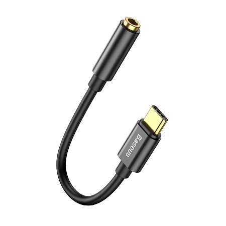 Baseus Cable Audio Adapter Type-C Male to 3.5mm Female L54 Black