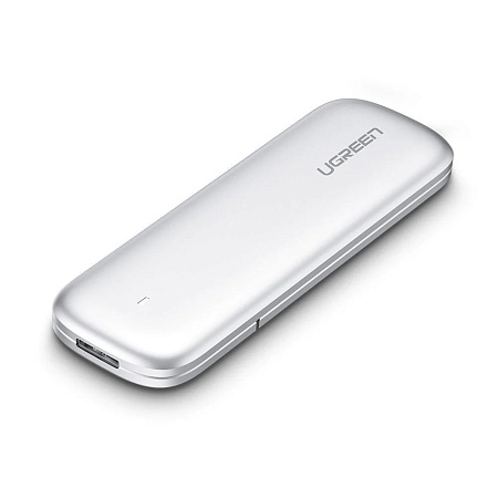 UGREEN Hard Drive Enclosure M.2 SATA, M sizes 2230/2242/2260/2280, USB-C 3.1 Gen2, Cable 0.5m | CM400, Gray UGREEN Hard Drive Enclosure M.2 SATA, M sizes 2230/2242/2260/2280, USB-C 3.1 Gen2, Cable 0.5m | CM400, Gray