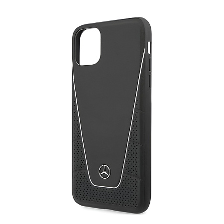 CG Mobile Case Leather Mercedes Quilted iPhone 11 Pro MAX, Black