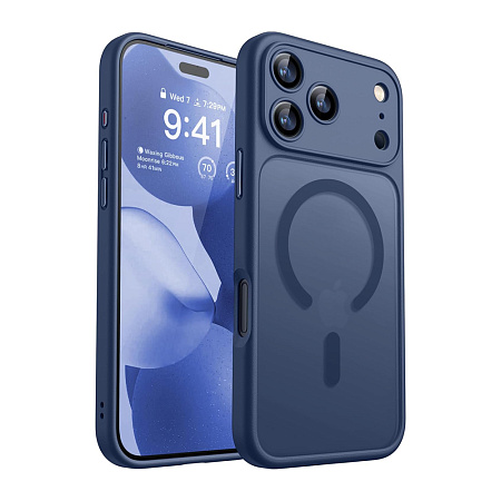 AG Coning Case for iPhone 17 Pro Max MagSafe (Matte, Metal Camera Frame), Blue AG Coning Case for iPhone 17 Pro Max MagSafe (Matte, Metal Camera Frame), Blue