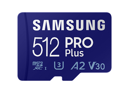 Карта памяти Samsung PRO Plus MicroSD, 512Гб (MB-MD512KA/EU)