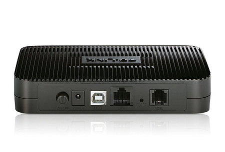 ADSL Модем TP-LINK TD-8817, ADSL/ADSL2/ADSL2 + до 24 Мбит/с, Чёрный