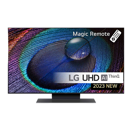 43" LED SMART Телевизор LG 43UR91006LA, 3840x2160 4K UHD, webOS, Чёрный