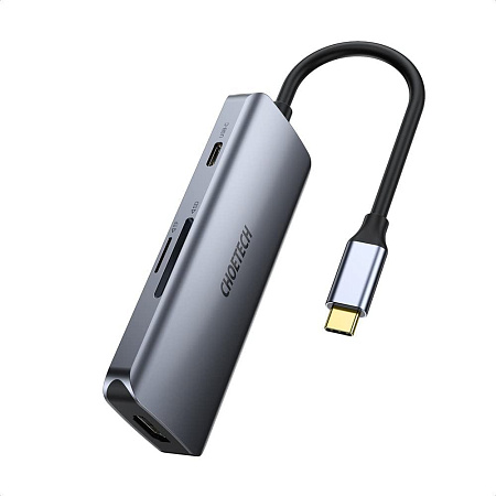 USB-концентратор Choetech HUB-M19, Серый