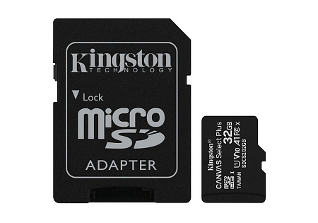 Карта памяти Kingston Canvas Select+, 32Гб (SDCS2/32GB)