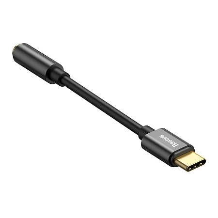 Baseus Cable Audio Adapter Type-C Male to 3.5mm Female L54 Black