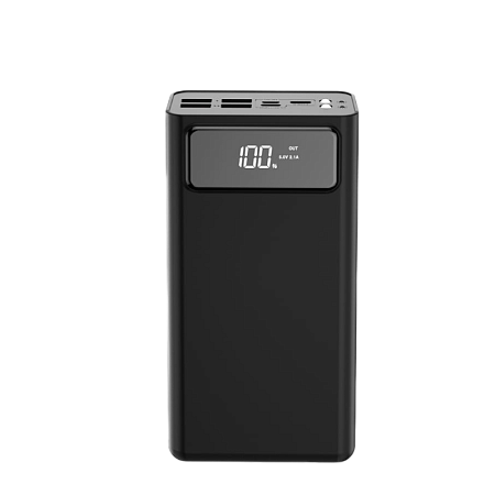 Портативное зарядное устройство XO PR125, 50000мА·ч, Чёрный