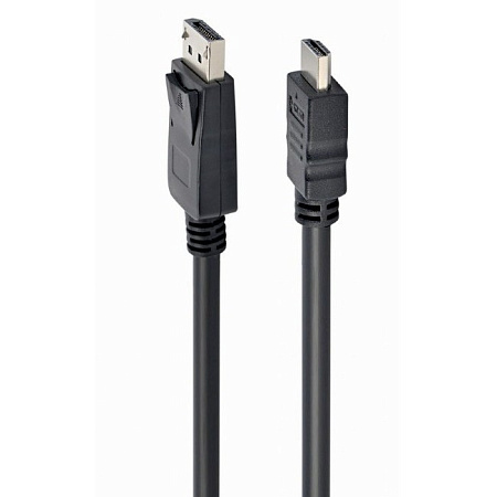 Видео кабель Cablexpert CC-DP-HDMI-6, DisplayPort (M) - HDMI (M), 1,8м, Чёрный