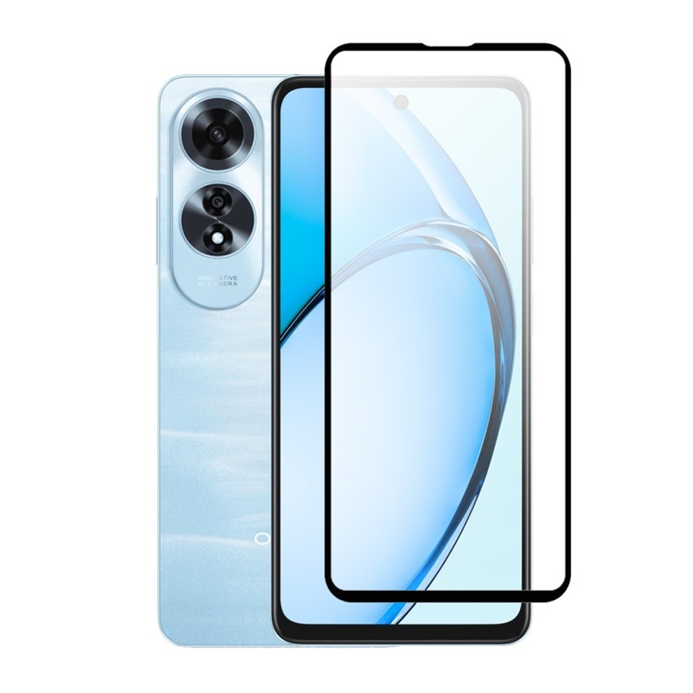 Helmet Diamond Glass 5D Oppo A60, Black