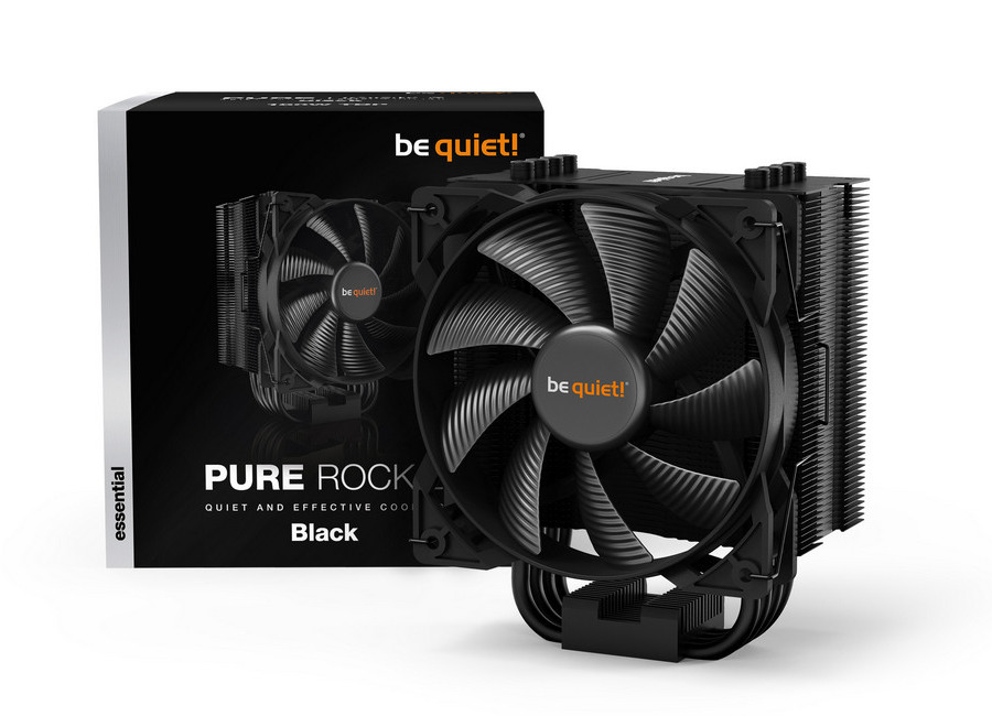 AC be quiet! "Pure Rock 2 Black" (19.1-26,8dBA, 1500RPM, 120mm, PWM, 150W, 4x6 mm, 580g.) 
