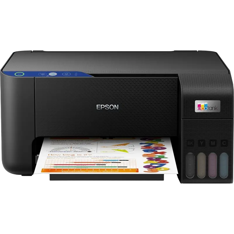 Струйный МФУ Epson MFD EcoTank L3201, Чёрный