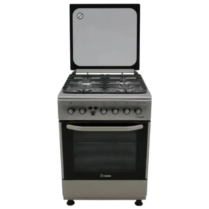 Газовая плита KUBB TDS7302MGALtVss Lux FFD, Нержавеющая сталь