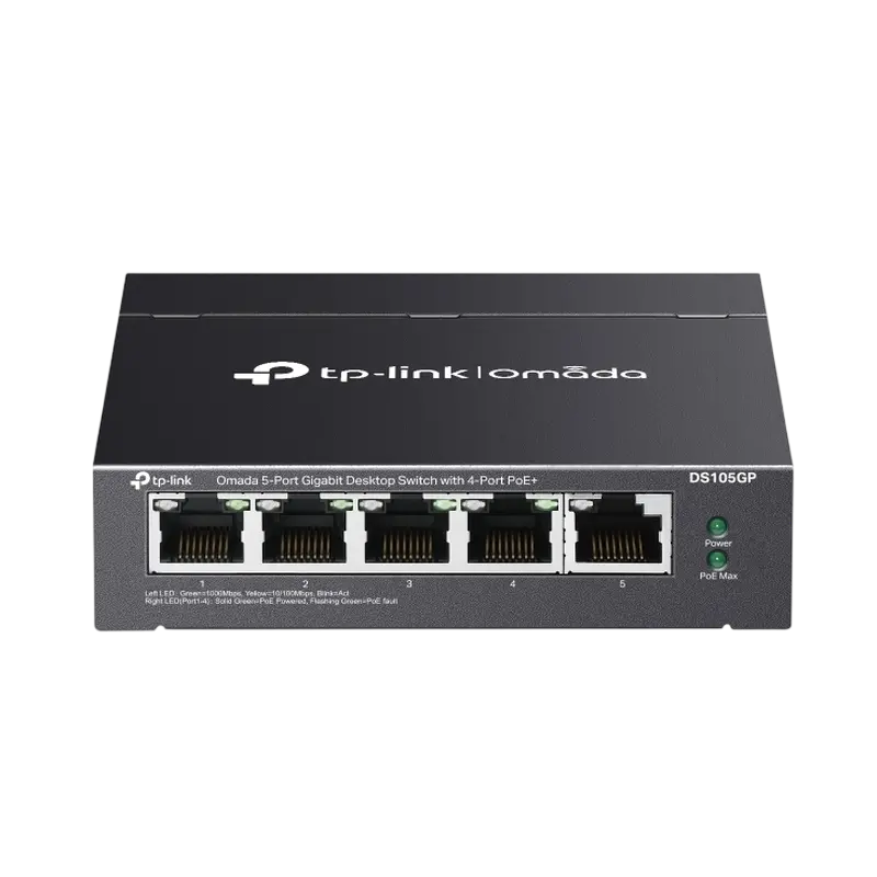 PoE коммутатор TP-LINK DS105GP, IEEE 802.3af/at
