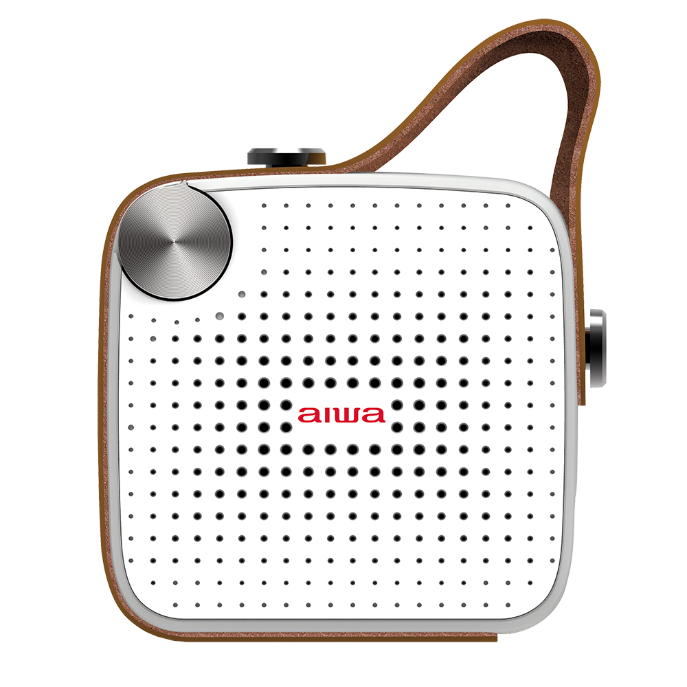 Aiwa Portable Bluetooth Speaker Square BS-100GY