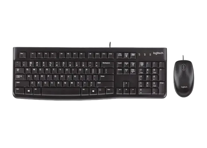 Клавиатура и мышь Logitech MK120, Проводное, Чёрный, клавиатуры ,мышки ,веб камера ,коврики ,флешки , 16gb, 32gb,64gb,128gb,256gb,512,microsd,sd