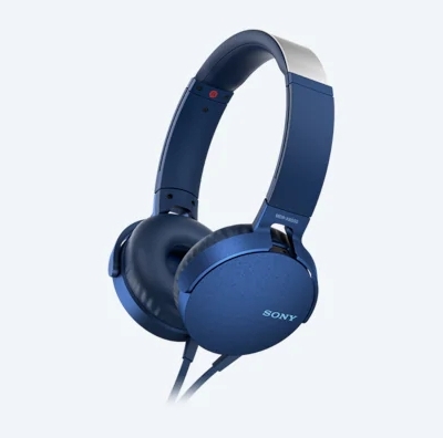 Наушники SONY MDR-XB550AP, Синий Наушники SONY MDR-XB550AP, Синий
