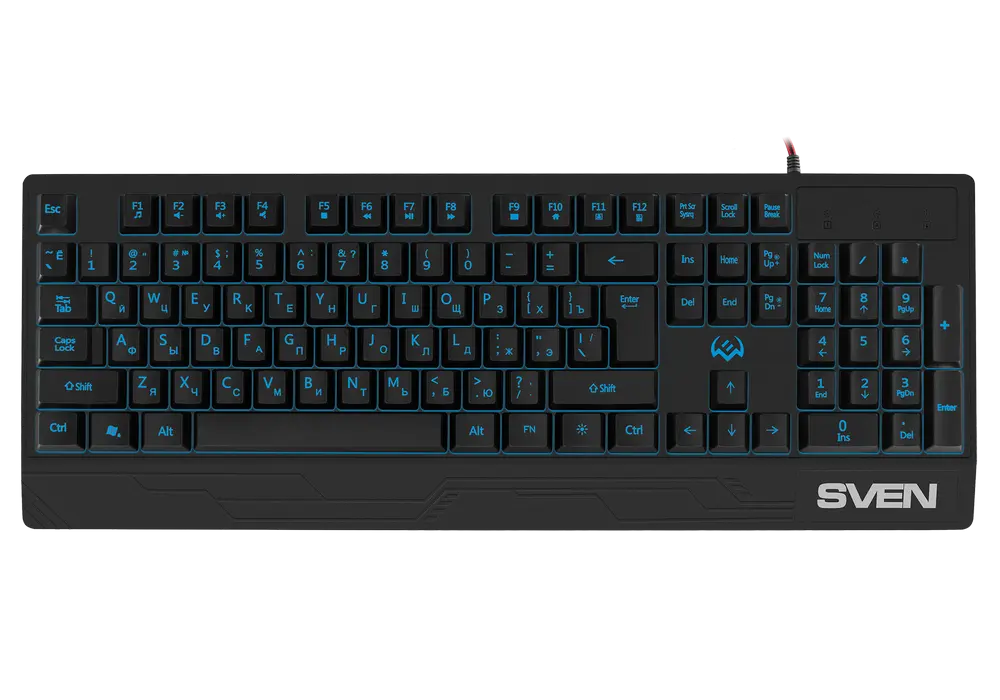Клавиатура SVEN KB-G8300, Проводное, Чёрный, клавиатуры ,мышки ,веб камера ,коврики ,флешки , 16gb, 32gb,64gb,128gb,256gb,512,microsd,sd