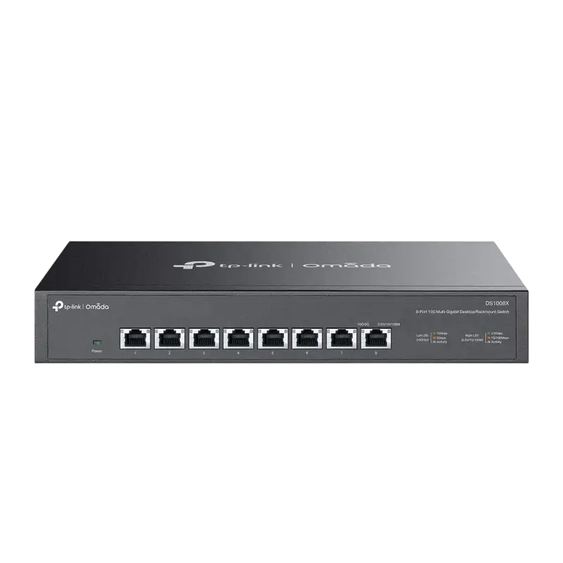 Сетевой коммутатор TP-LINK DS1008X, 8x 10Gigabit Ethernet,Роутеры, Модемы, свичь, usb на lan