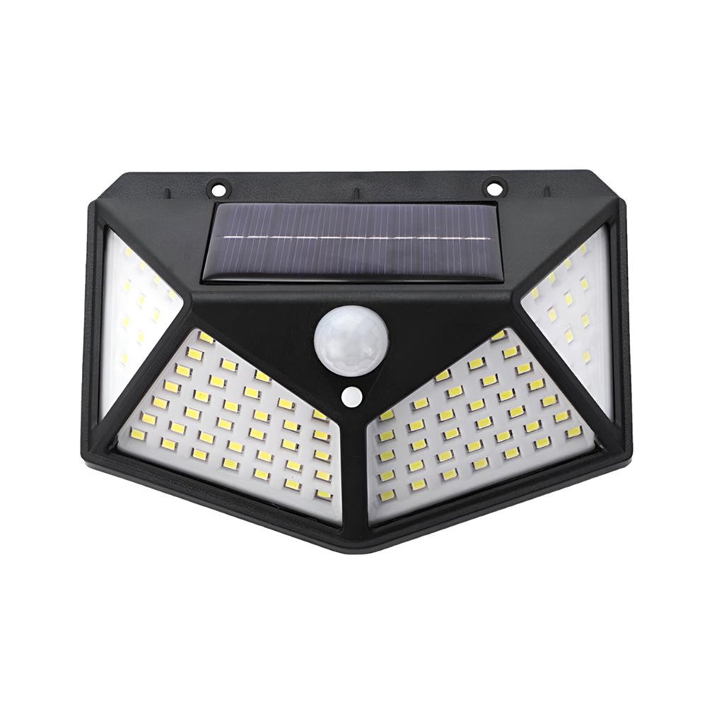 Solar Light 6pcs Set, 1200mAh, 100 LED, Waterproof, Black