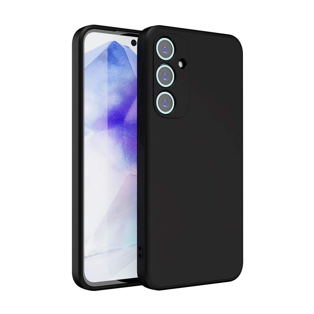 WOO Case Liquid Silicone Samsung A35 5G, Black
